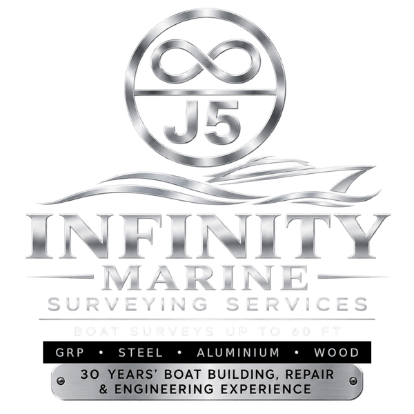 Infinity Marine Surveying Services silver logo
